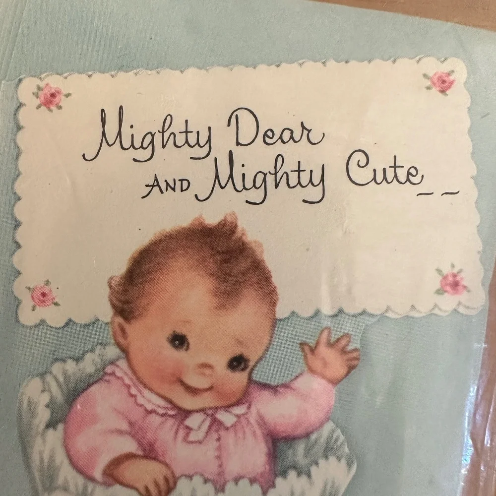 Vintage New Baby Birth Announcements Gibson New in Package